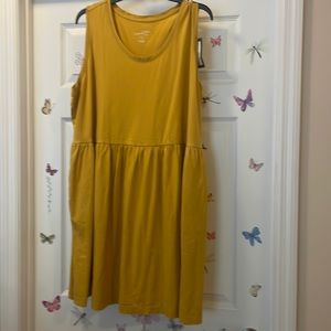 Women’s dress goldenrod